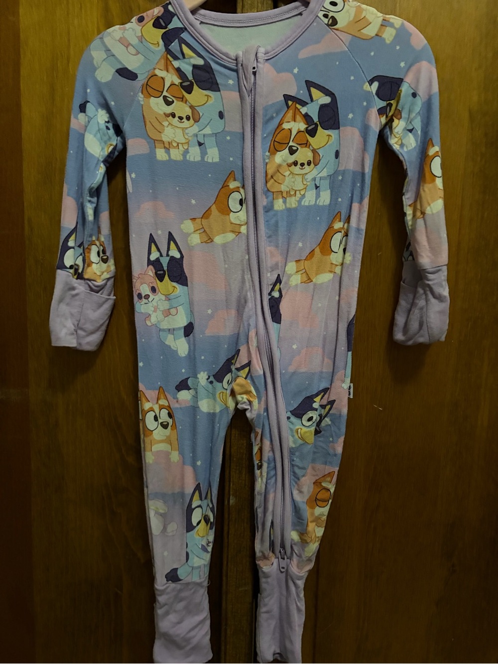 Little Sleepies Bluey Sleepytime 0-3m zippy